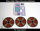 Toy Restore Replacment Stickers Fits Little Tikes Country Kitchen Set