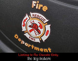 Toy Restore Replacement Decals Fire Firetruck DIY Emergency Ride-on Car Truck