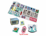 Toy Restore Replacement Stickers Fits Playskool Victorian Dollhouse Accessories