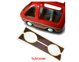 Toy Restore Replacement Stickers fits Little Tikes Dollhouse Minivan Van Wood