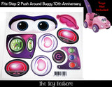 Toy Restore Replacement Decal fits Step2 10th Push Around Buggy Girl Ride-on Car