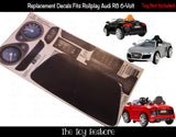 Toy Restore Fits Rollplay Audi R8 Spyder 6V Battery-Powered Kids Car Ride-on
