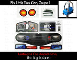 Toy Restore Stickers Fits Little Tikes Cozy Coupe II Patrol Cop Car Police Set