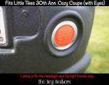 The Toy Restore Replacement Decals Fits Little Tikes 30th Cozy Coupe Car Smooth Headlights & Tail Lights