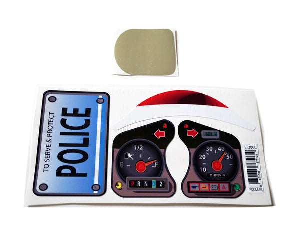 The Toy Restore Replacement Decals Fits Little Tikes 30th Anniversary Cozy Coupe Police NL