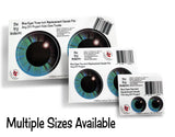 Toy Restore Sticker Blue Eyes Pupil Decal for DIY Cars Trucks Kid Ride-on Bed