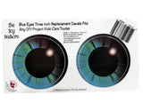 Toy Restore Sticker Blue Eyes Pupil Decal for DIY Cars Trucks Kid Ride-on Bed