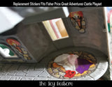 Toy Restore Replacement Stickers Fits Great Adventures Castle Playset #77110