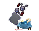 Toy Restore Replacement Stickers fits Little Tikes Convertible Car Vintage