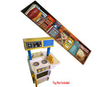 Toy Restore Replacement Stickers Fits Fun with Food Kitchen Center #2101 Shelf