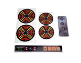 Toy Restore Decals Stickers DIY Kids Play Kitchen 4 Burners Dials and Oven Panel Toy Stove Pretend Glossy Full Color