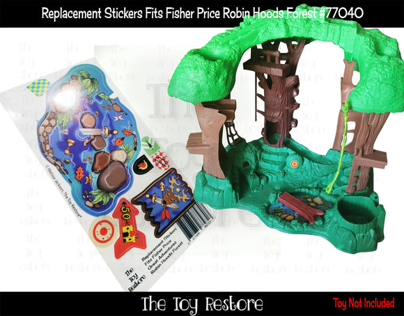 Toy Restore Replacement Stickers Fits Great Adventures Robin Hoods Forest 77040