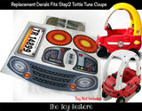 Toy Restore Replacement Decals fits Step2 Tottle Tune Coupe Car Silver Decals