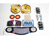 Toy Restore Replacement Decals Fits Little Tikes Cozy Coupe II Car Police Badge