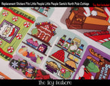 Toy Restore Replacement Decal fits Little People Christmas Santa North Pole Cottage X4189