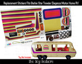 Toy Restore Replacement Decals Fits Pink Doll Star Traveler Eleganza Motor Home RV