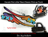 Toy Restore Replacement Stickers fits Little Tikes Classic Pick-up Truck Ride-on Door Decals