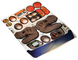 Toy Restore Replacement Stickers Fits Little Tikes T-Rex Truck Dino Dinosaur Car