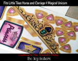 Toy Restore Replacement Decals Fits Little Tikes Princess Carriage Magical Unicorn Horse Ride-on