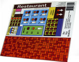 Toy Restore Replacement Stickers Fits Playskool Familiar Places McDonalds PlaySet Vintage 1974#430