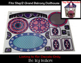 The Toy Restore Replacement Stickers Spare Decals Custom Kit Fits Step2 Grand Balcony Dollhouse