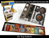Toy Restore Replacement Stickers Fits Fun with Food Kitchen Center #2101 Full Set