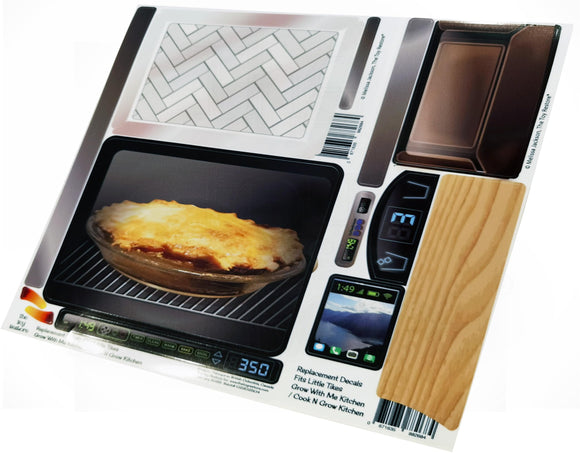 Toy Restore Replacement Stickers Fits Little Tikes Cook N Grow Kitchen Grow with Me