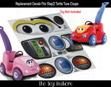 Toy Restore Replacement Decals fits Step2 10th Anniversary Push Around Buggy Boy Ride-on Car