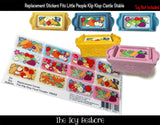 Toy Restore Replacement Stickers Fits Klip Klop Food Replacement Trough Hay Feed