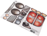 The Toy Restore Replacment Stickers Fits Little Tikes 2017 Cozy Truck Headlights
