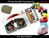 Toy Restore Replacement Stickers Fits Little Tikes 30th Cozy Coupe Car (Teal)