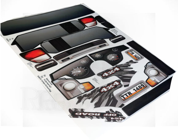 Toy Restore Replacement Stickers for Step2 Ford Raptor F150 Push Car Older Model