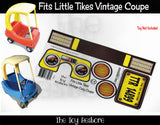 Toy Restore Decals Fits Little Tikes Original VTG 80s 90s Cozy Coupe Car