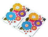 Toy Restore Vintage White Flowers Stickers fits Step2 Little Tikes Kids Cars Trucks Ride-on