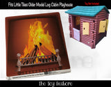 The Toy Restore Replacement Stickers Fits Little Tikes Older Log Cabin Playhouse Decals