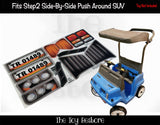 The Toy Restore Replacement Stickers Fits Step2 Side by Side Push Around SUV