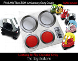The Toy Restore Replacement Decals Fits Little Tikes 30th Cozy Coupe Car Smooth Headlights & Tail Lights