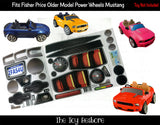 Toy Restore Replacement Stickers fits Power Wheels Ford Mustang Older Model