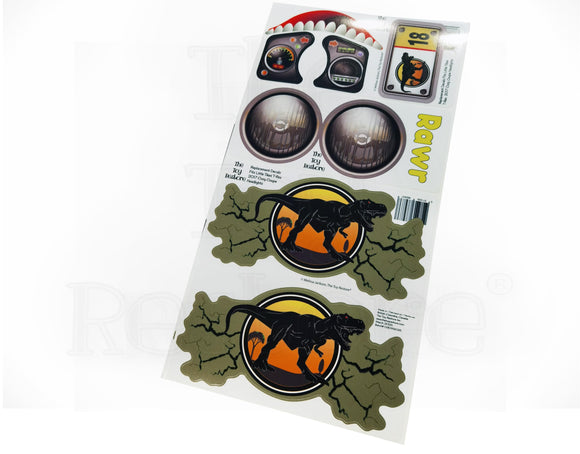 Toy Restore Replacement Stickers fits Little Tikes T-Rex Cozy Coupe Car Ride-on Set Headlights