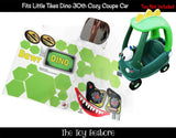 Toy Restore Replacement Stickers fits Little Tikes Dino Cozy Coupe Car Hexagon