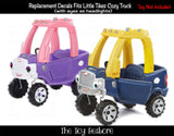 Toy Restore Replacement Stickers Fits Little Tikes Cozy Truck Wood Panel Decals Add on Set