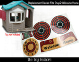The Toy Restore Replacement Stickers Fits Step2 Welcome Home Playhouse Cubby House