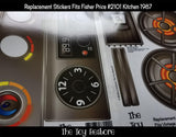 Toy Restore Replacement Stickers Fits Fun with Food Kitchen Center #2101 Full Set