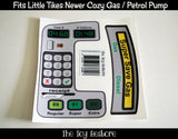 The Toy Restore Replacement Stickers fits Little Tikes Cozy Coupe Gas Petrol Pump