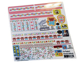 Toy Restore Replacement Stickers Fits Playskool Victorian Dollhouse Decals 1991