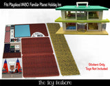 Toy Restore Replacement Stickers Fits Playskool Familiar Places Holiday Inn Set #480