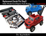 Toy Restore Replacement Stickers for Step2 Ford Raptor F150 Push Car Older Model