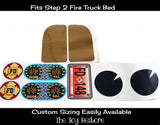 Toy Restore Replacement Stickers Fits Step2 Firetruck Toddler Bed Decals