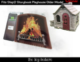 Toy Restore Replacement Sticker fits Step2 Storybook Cottage Playhouse Fireplace