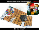 Toy Restore Replacement Stickers Fits Little People Castle 993 Floor Litho Panel Set